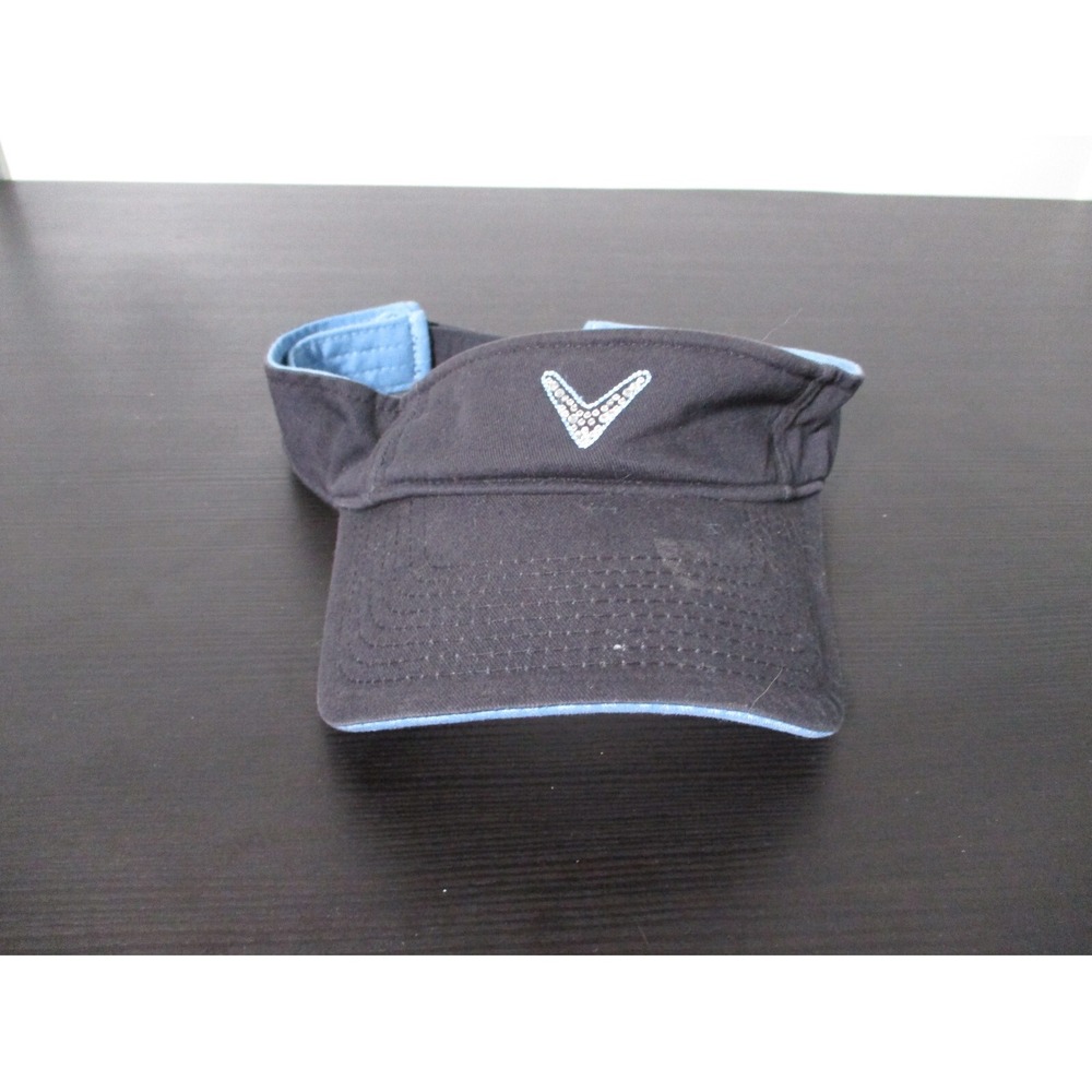 Callaway Hat Cap Womens Strap Back Blue Visor Golf Sun Outdoor Logo Casual